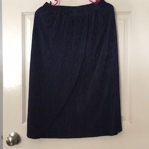 Blue Pencil Skirt